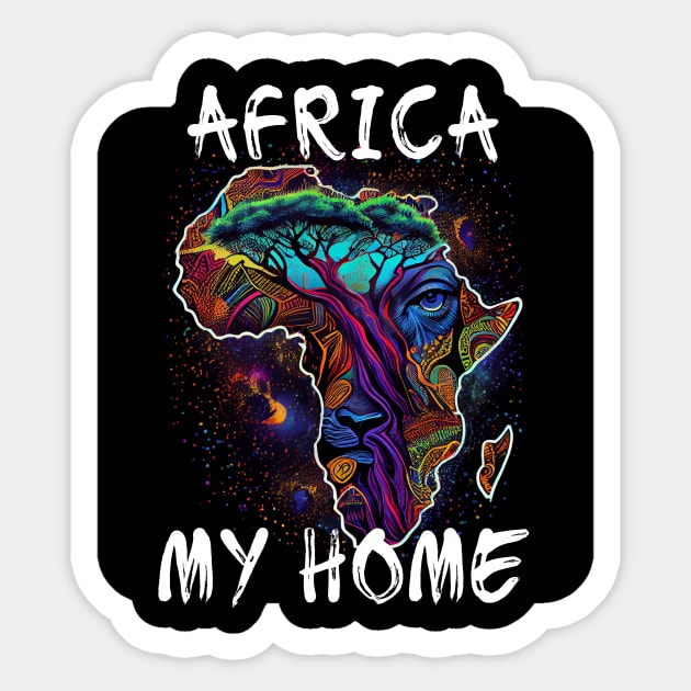 Africa, My Home 8 Sticker by PD-Store